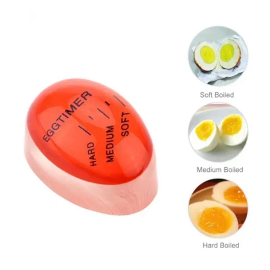 Kitchen Gadgets For Seniors - Reusable Egg Boiling Timer 1Pcs Color