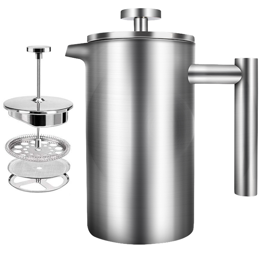 French Press Coffee Maker - Large Capacity French Press Coffee Maker