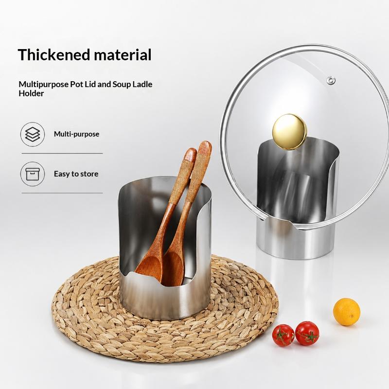 Quirky Kitchen Gadgets - Stainless Steel Utensil Spatula Spoon Rest