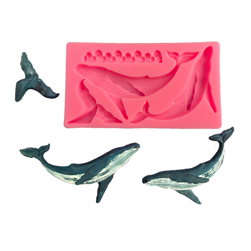 Zyliss Kitchen Gadgets - DIY Whale Silicone Mold Ocean Series