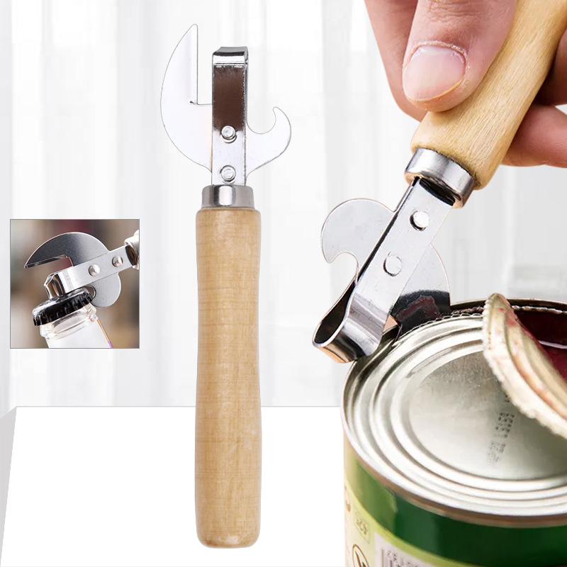 Kitchen Gadgets For Seniors - Manual Can Opener Multifunctional Kitchen Gadget