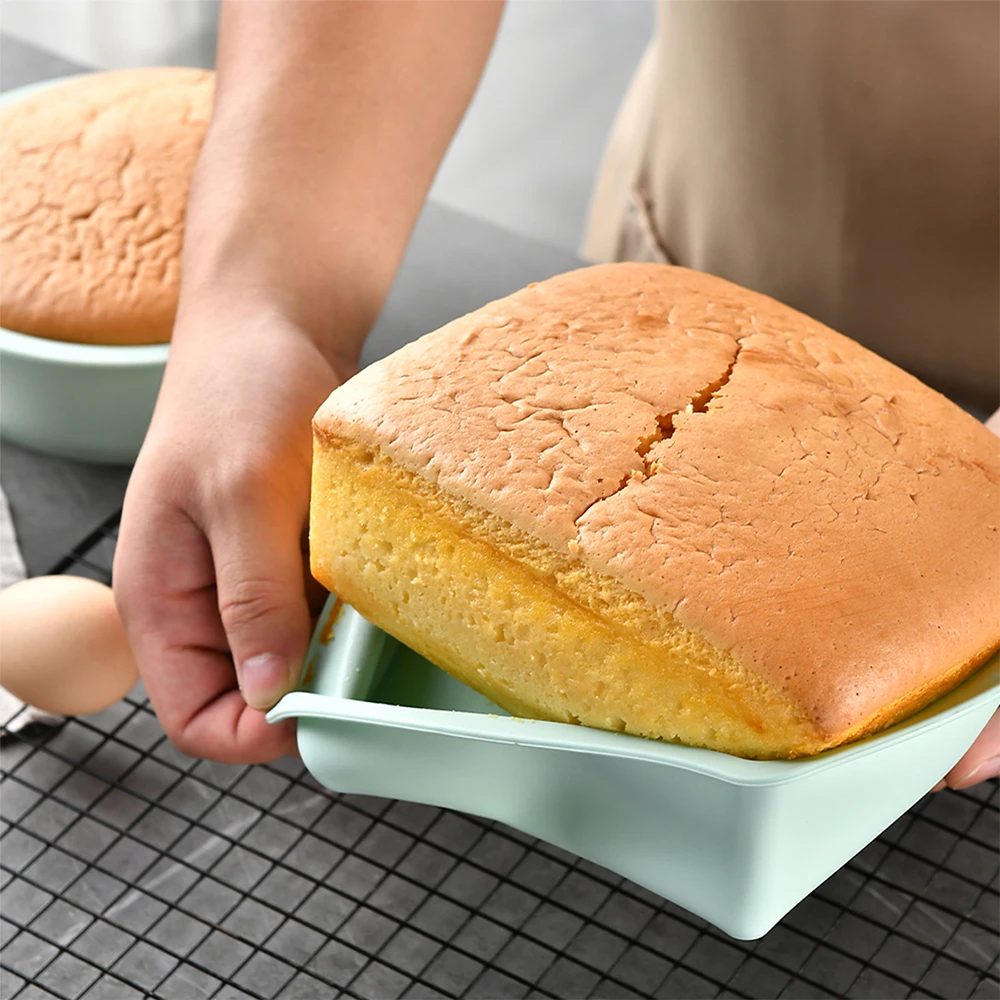 1/4Pcs Silicone Square Cake Mo - Zyliss Kitchen Gadgets review and price