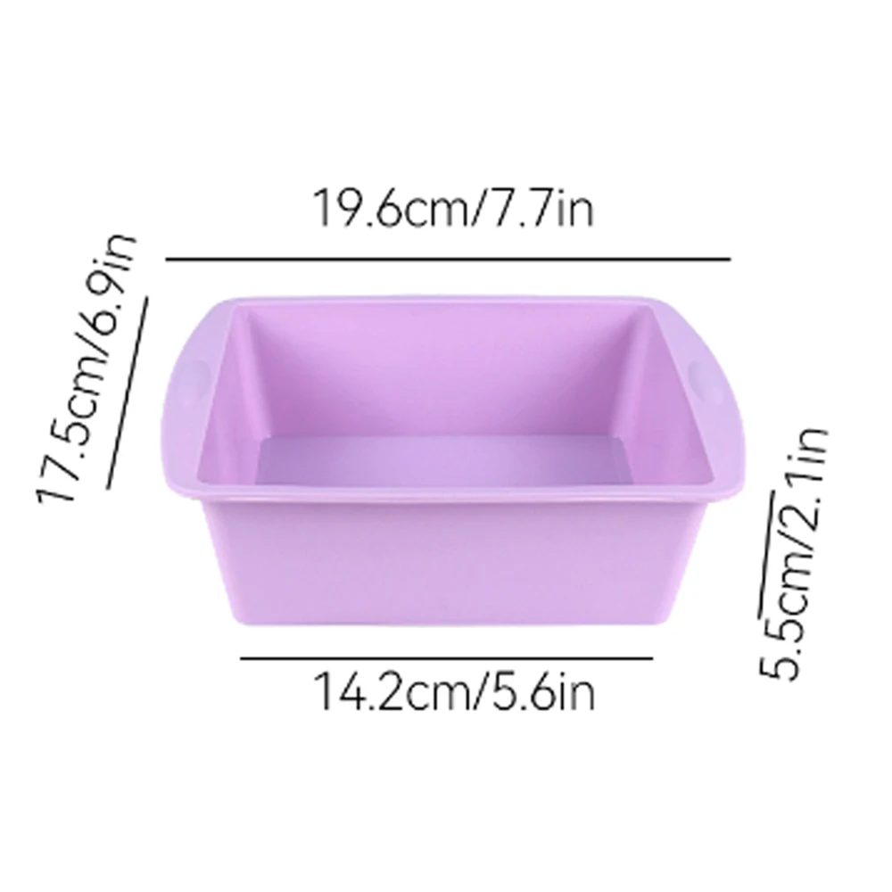 1/4Pcs Silicone Square Cake Mo - Zyliss Kitchen Gadgets review and price