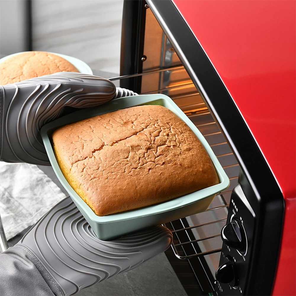 1/4Pcs Silicone Square Cake Mo - Zyliss Kitchen Gadgets review and price