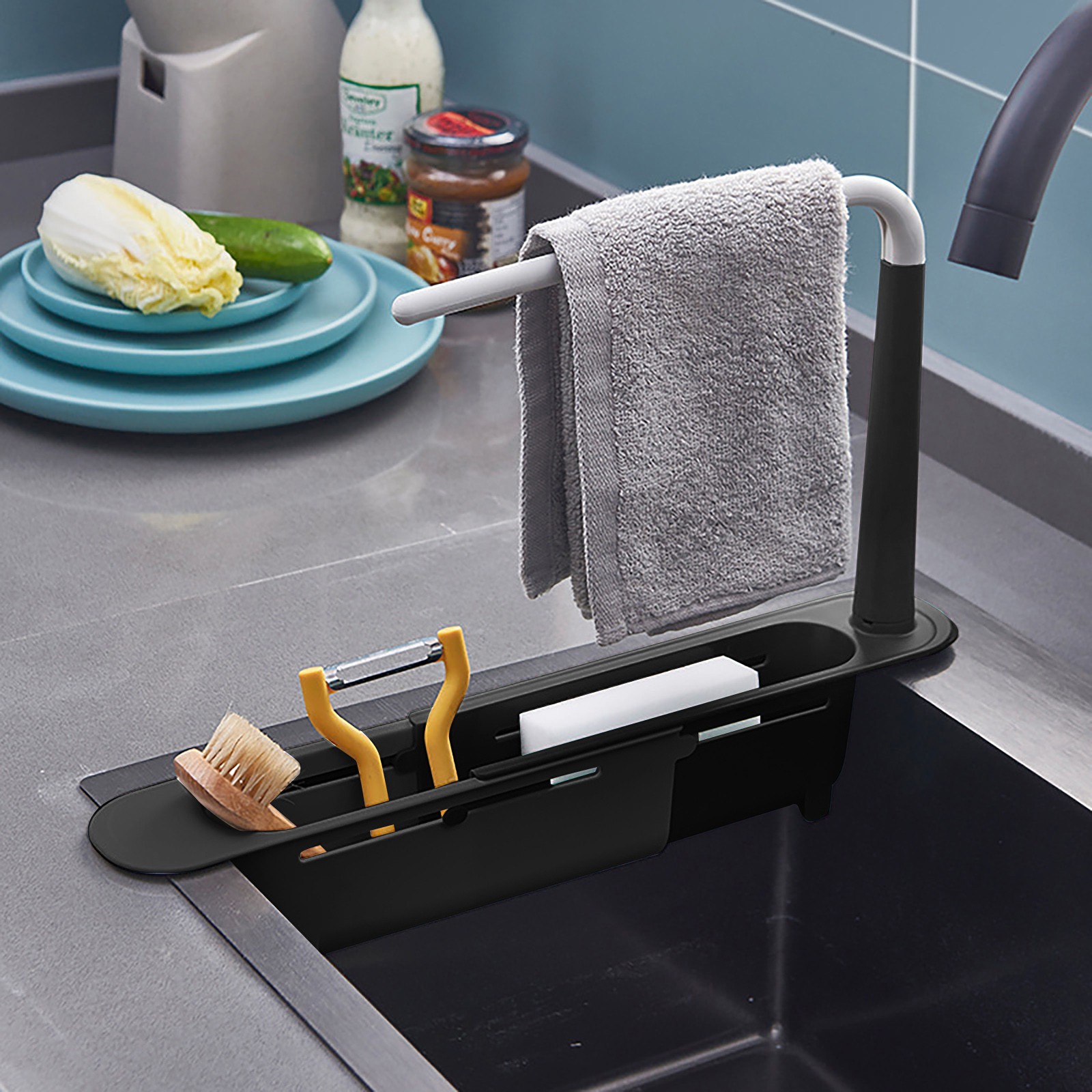 elescopic Sink Shelf Drainer R - Kitchen Gadgets For Seniors review and price