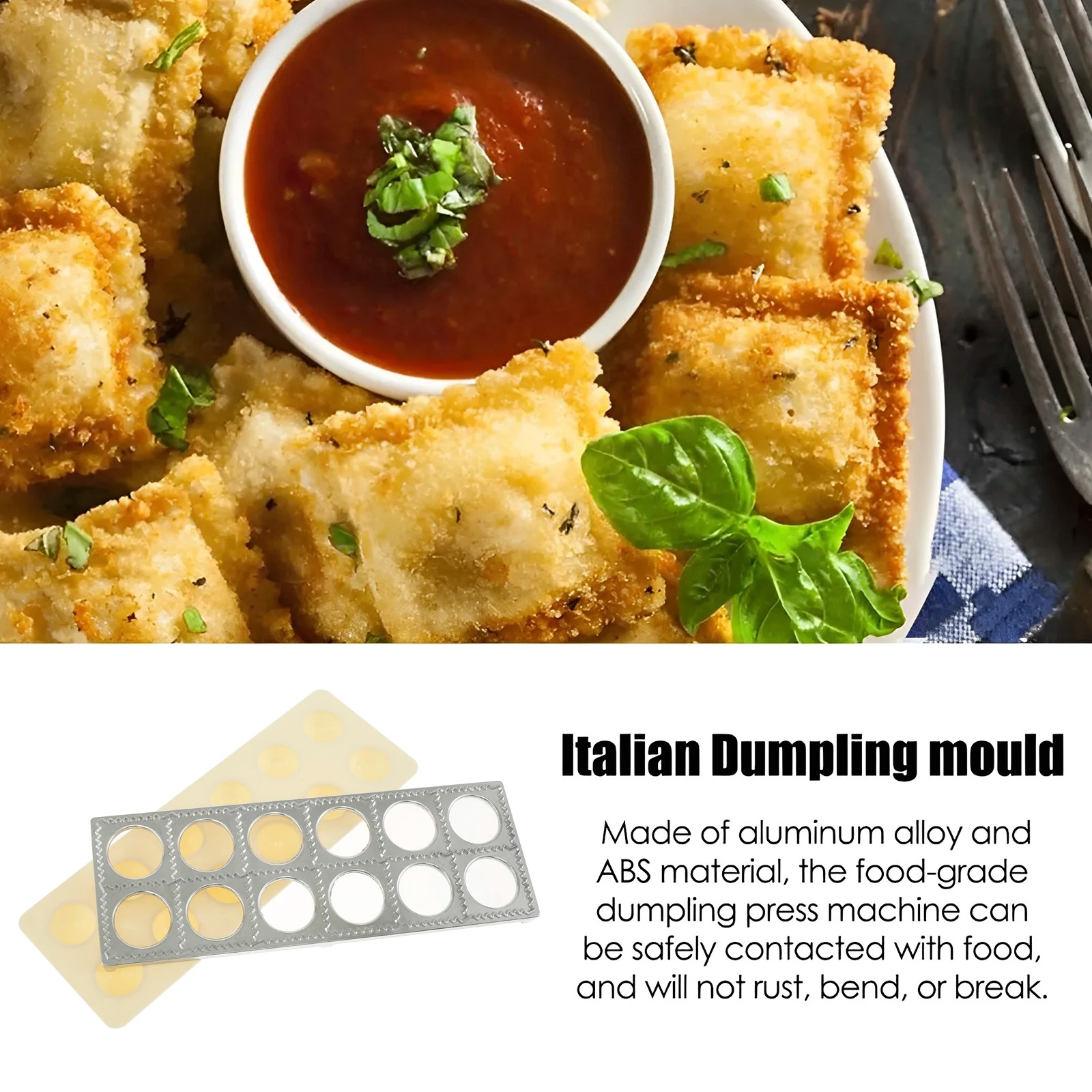 Dumpling Mold 12 Holes Ravioli - Zyliss Kitchen Gadgets review and price
