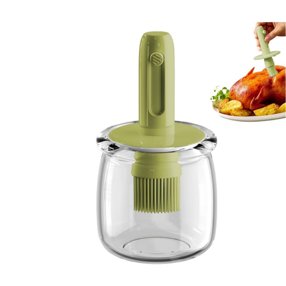 Cooking Oil Dispenser， Lightwe - Kitchen Gadgets Dispenser Brush Holder review and price