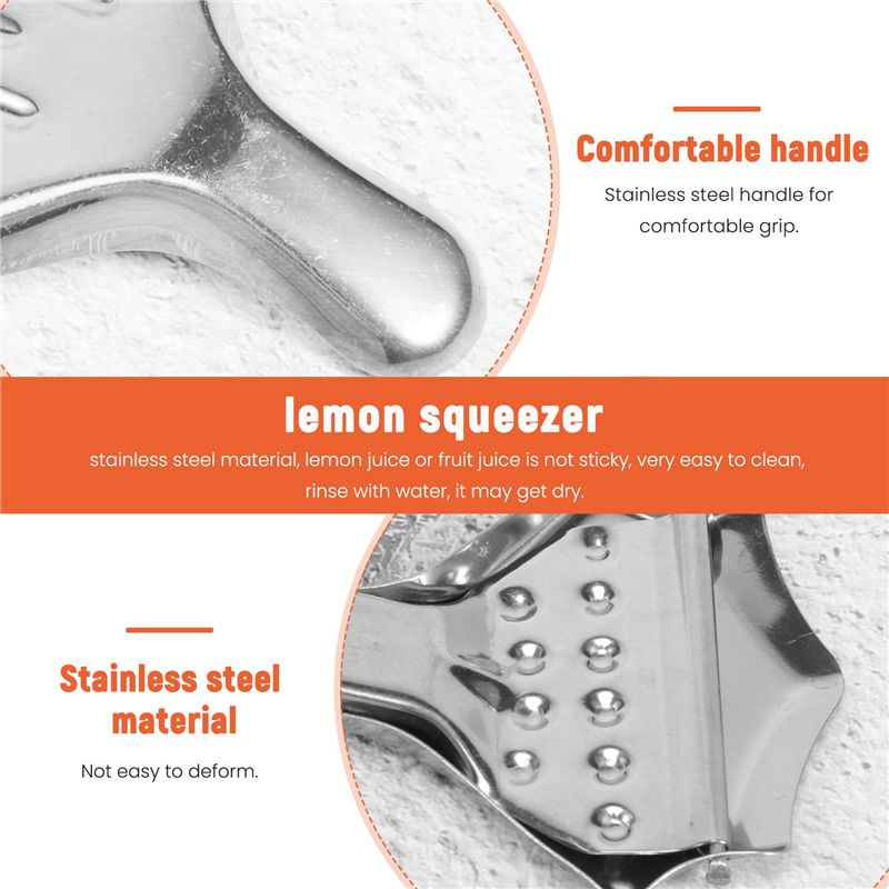 ABMS-Stainless Steel Lemon Wed - Citrus Lemon Squeezer review and price