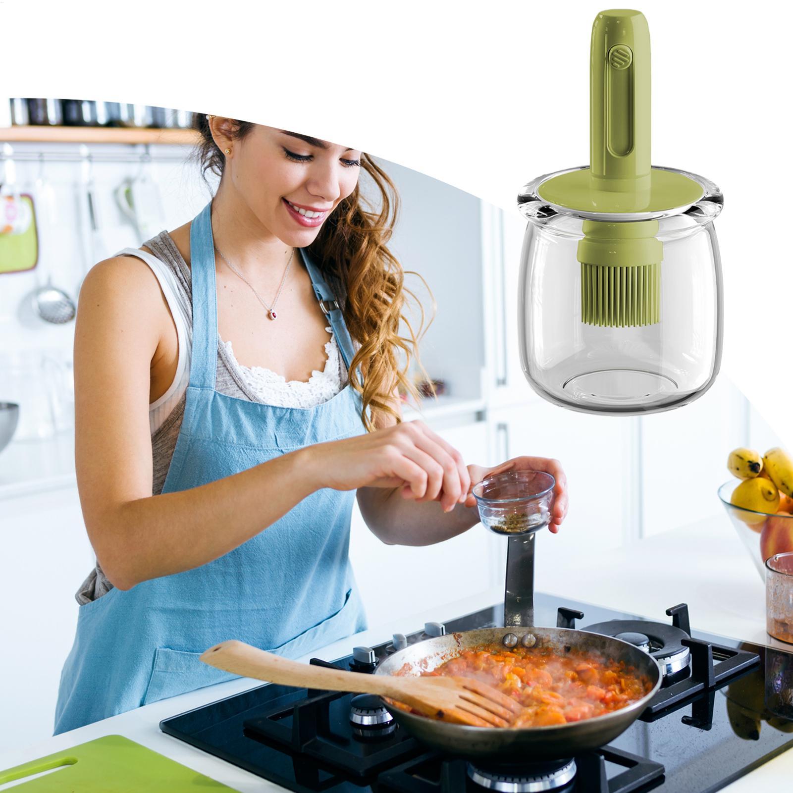 Oil Dispenser For Kitchen Ligh - Kitchen Gadgets Dispenser Brush Holder review and price