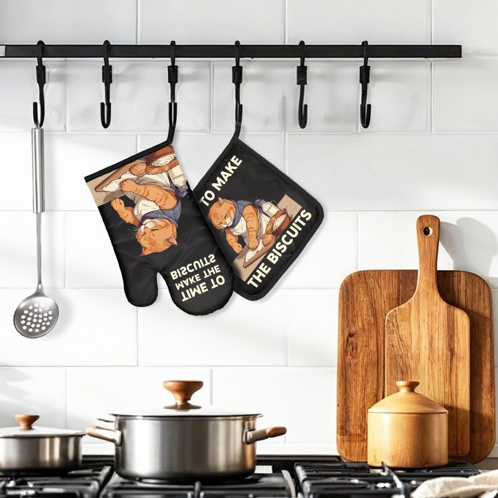 The Biscuits Funny Cat Oven Mi - Kitchen Gadgets For Mom review and price