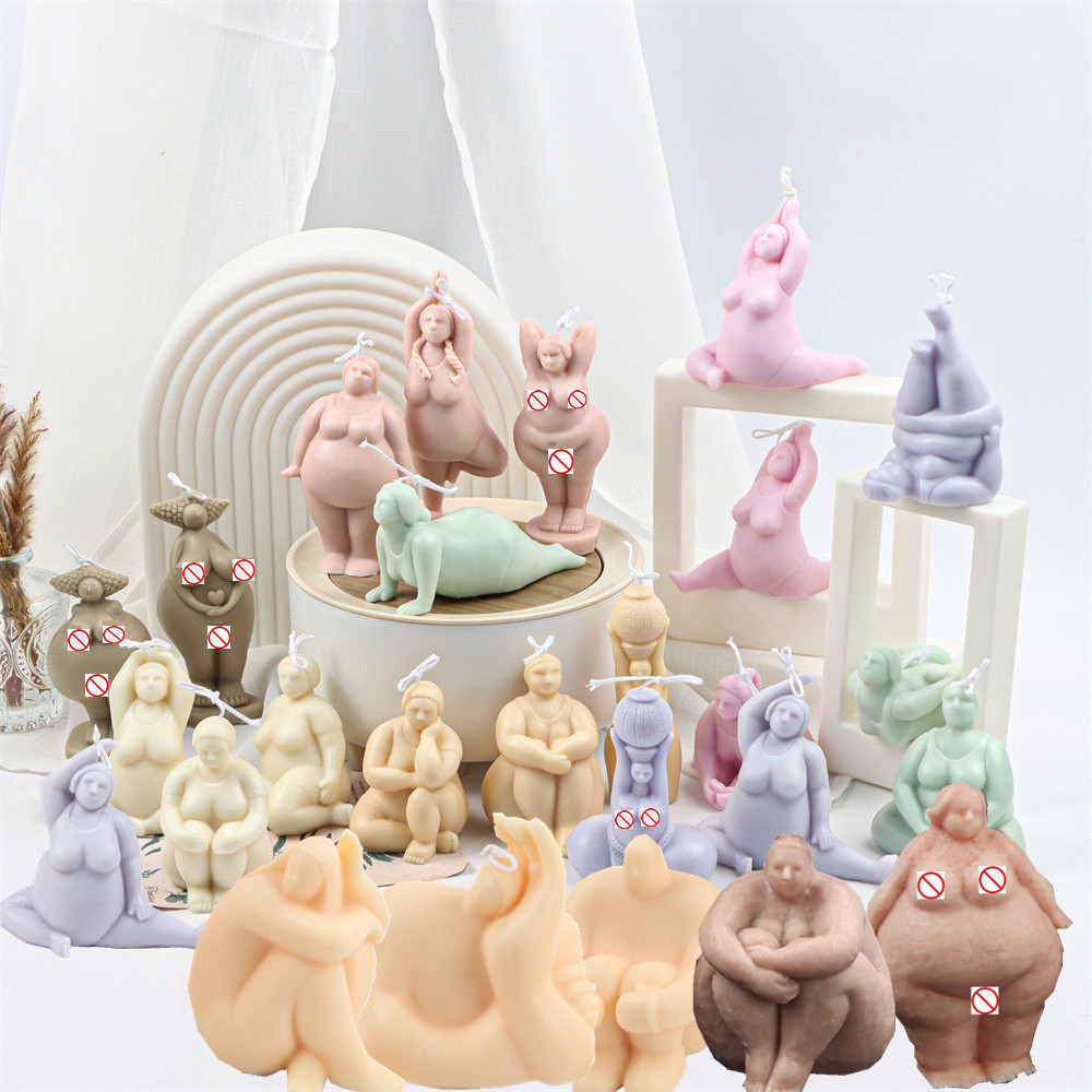 Abstract Fat Women Body Candle - Kitchen Gadgets For Mom review and price