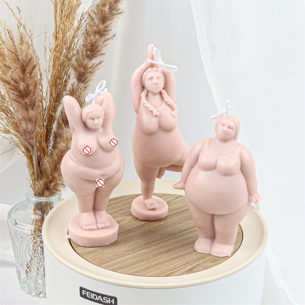 Abstract Fat Women Body Candle - Kitchen Gadgets For Mom review and price