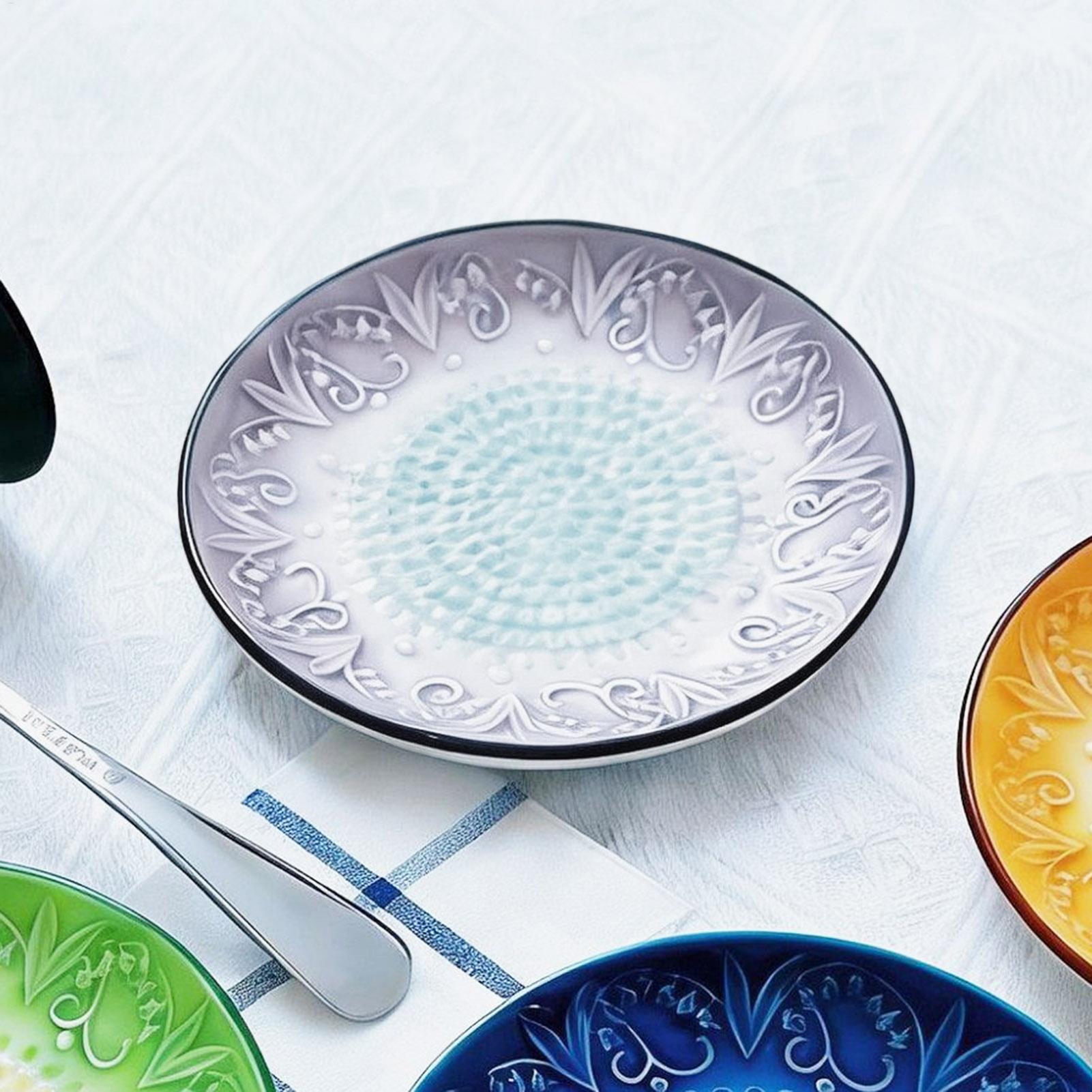 Garlic Grater Plate Ceramic Ha - Kitchen Gadgets In Spanish review and price