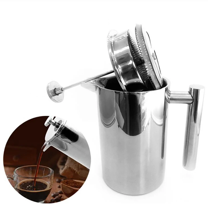 Double Walled Insulated Coffee - French Press Coffee Maker review and price