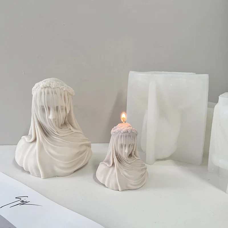 Veil Girl Candle Silicone Mold - Kitchen Gadgets For Mom review and price